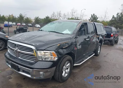 2017 Ram 1500 Big Horn 4X4 5'7 Box z USA, uszkodzony, nr VIN 1C6RR7LM3HS878291